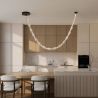 Corp de iluminat decorativ lungime 164cm, Alume LED din metal si acrilic