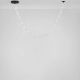 Pendule, Lustre suspendate - Corp de iluminat decorativ lungime 164cm, Alume LED din metal si acrilic