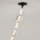 Pendule, Lustre suspendate - Corp de iluminat decorativ lungime 164cm, Alume LED din metal si acrilic
