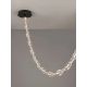 Pendule, Lustre suspendate - Corp de iluminat decorativ lungime 164cm, Alume LED din metal si acrilic