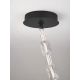 Pendule, Lustre suspendate - Corp de iluminat decorativ lungime 130cm, Alume LED din metal si acrilic
