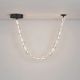Pendule, Lustre suspendate - Corp de iluminat decorativ lungime 130cm, Alume LED din metal si acrilic