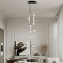 Corp de iluminat decorativ inaltime 200cm, Alume LED din metal si acrilic