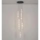 Pendule, Lustre suspendate - Corp de iluminat decorativ inaltime 200cm, Alume LED din metal si acrilic