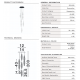 Pendule, Lustre suspendate - Corp de iluminat decorativ inaltime 200cm, Alume LED din metal si acrilic