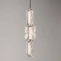 Pendul iluminat decorativ, Alume LED din metal si acrilic