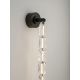 Aplice, corpuri de iluminat pentru pereti - Aplica de perete iluminat decorativ, Alume LED din metal si acrilic