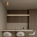 Lustra suspendata LED liniara alama aurie DECORO
