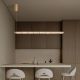 Pendule, Lustre suspendate - Lustra suspendata LED liniara alama aurie DECORO