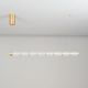 Pendule, Lustre suspendate - Lustra suspendata LED liniara alama aurie DECORO