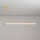 Pendule, Lustre suspendate - Lustra suspendata LED liniara alama aurie DECORO