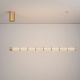 Pendule, Lustre suspendate - Lustra suspendata LED liniara alama aurie DECORO