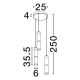 Pendule, Lustre suspendate - Lustra cu 3 pendule LED alama aurie DECORO
