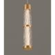 Pendule, Lustre suspendate - Pendul LED modern decorativ, alama aurie DECORO