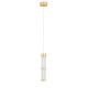 Pendule, Lustre suspendate - Pendul LED modern decorativ, alama aurie DECORO