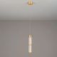 Pendule, Lustre suspendate - Pendul LED modern decorativ, alama aurie DECORO