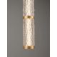 Pendule, Lustre suspendate - Pendul LED modern decorativ, alama aurie DECORO