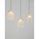 Pendule, Lustre suspendate - Lustra cu 5 pendule LED liniara alama aurie VANCE