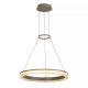 Pendule, Lustre suspendate - Lustra LED inelara din metal sand, diametru 45cm, Lumen Rings
