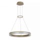 Pendule, Lustre suspendate - Lustra LED inelara din metal sand, diametru 45cm, Lumen Rings