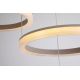 Pendule, Lustre suspendate - Lustra LED liniara cu 3 inele suspendate, Lumen Rings