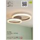 Lustre aplicate - Lustra aplicata cu 2 inele LED, Lumen Rings