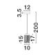 Pendule, Lustre suspendate - Lustra, Pendul LED suspendat alama aurie VANCE