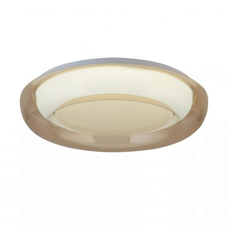 Plafoniere - Plafoniera LED CCT, acrilic chihlimbar, diametru 40cm, Jude
