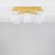 Lustre aplicate - Lustra LED aplicata tavan, alama aurie VANCE