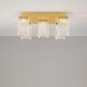 Lustre aplicate - Lustra LED aplicata tavan, alama aurie VANCE