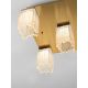 Lustre aplicate - Lustra LED aplicata tavan, alama aurie VANCE