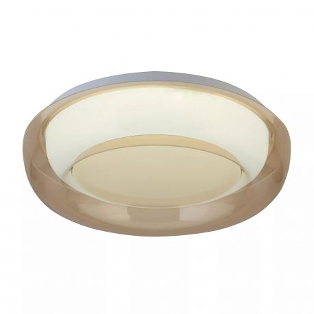 Plafoniere - Plafoniera LED CCT, acrilic chihlimbar, diametru 30cm, Jude