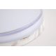 Iluminat pentru baie - Plafoniera Button LED iluminat baie IP65 alb marmorat
