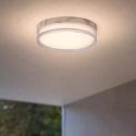 Plafoniera Button LED iluminat baie IP65 alb marmorat