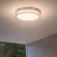 Plafoniera Button LED iluminat baie IP65 alb marmorat