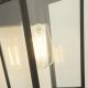 Aplice - Aplica perete exterior din otel negru si sticla, protectie IP44 Lantern