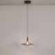 Pendule, Lustre suspendate - Pendul LED alama aurie si sticla fumurie, DIAZ