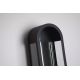 Aplice - Aplica perete exterior din aluminiu negru si sticla, protectie IP44 Lantern