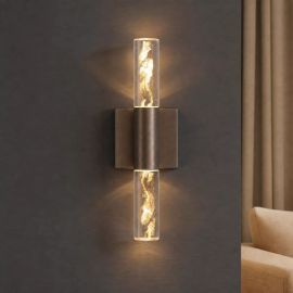 Aplica de perete baie IP44 bronz LED Bathroom