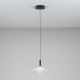 Pendule, Lustre suspendate - Pendul LED alama aurie si sticla alba, DIAZ