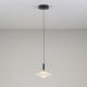 Pendule, Lustre suspendate - Pendul LED alama aurie si sticla alba, DIAZ