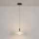 Pendule, Lustre suspendate - Pendul LED alama aurie si sticla alba, DIAZ