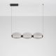 Pendule, Lustre suspendate - Lustra liniara pentru Mesa Dining sau Insula Bucatarie, NOIR LED