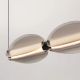 Pendule, Lustre suspendate - Lustra liniara pentru Mesa Dining sau Insula Bucatarie, NOIR LED