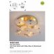 Lustre aplicate - Lustra aplicata tavan moderna 5Lt Semi Flush