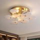 Lustre aplicate - Lustra aplicata tavan moderna 5Lt Semi Flush