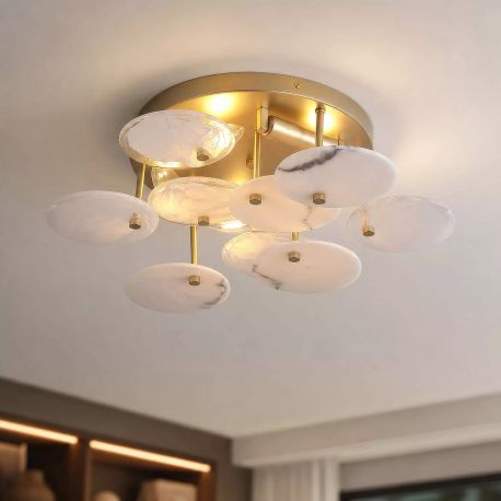 Lustre aplicate - Lustra aplicata tavan moderna 5Lt Semi Flush