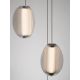 Pendule, Lustre suspendate - Lustra moderna cu 3 pendule NOIR LED