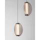 Pendule, Lustre suspendate - Lustra moderna cu 3 pendule NOIR LED