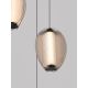 Pendule, Lustre suspendate - Lustra moderna cu 3 pendule NOIR LED